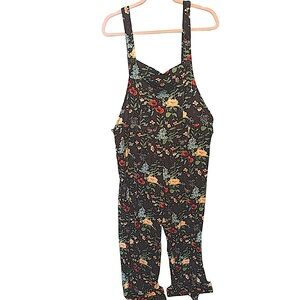 Stylish floral overalls